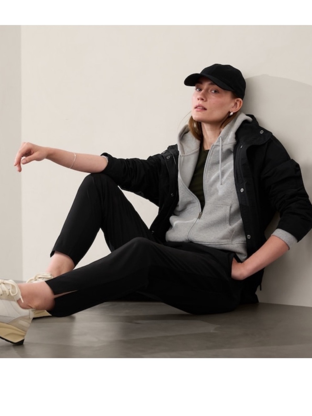 Athleta Brooklyn Mid Rise Ankle Pant // Black #198671 - Picture 3 of 9